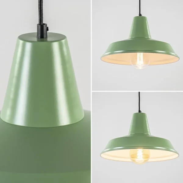 retro_metalen_hanglamp_gr_3.webp Cheap Straluma Retro metalen hanglamp groen met wit