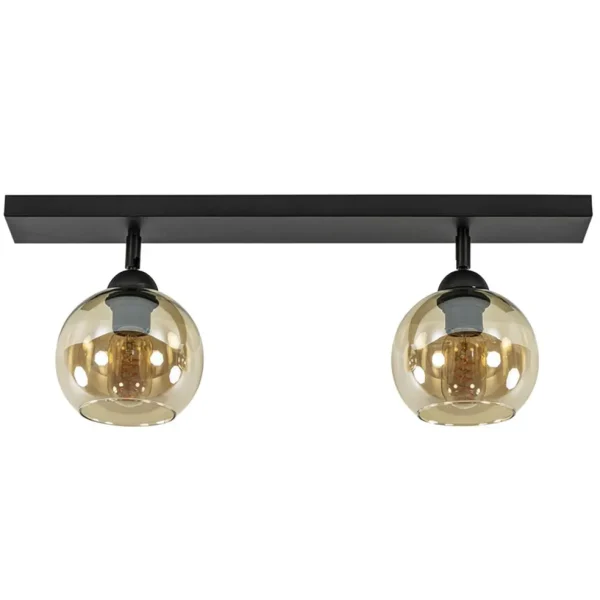 retro_plafondlamp_zwart_m_0-4.webp New Straluma Retro plafondlamp zwart met amber glas verstelbaar