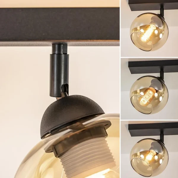 retro_plafondlamp_zwart_m_3-4.webp New Straluma Retro plafondlamp zwart met amber glas verstelbaar