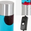 Hot Straluma Retro tafellamp lava blauw met rood