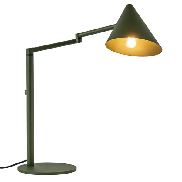 retro_tafellamp_met_kap_v_1.webp Flash Sale Straluma Retro tafellamp met kap verstelbaar groen