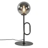 retro_tafellamp_zwart_met_1.webp New Straluma Retro tafellamp zwart met smoke/titanium glazen bol