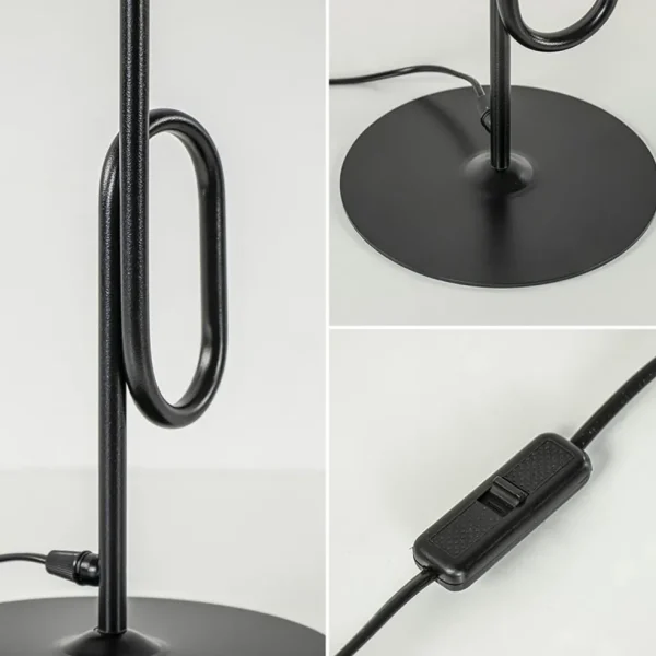 retro_tafellamp_zwart_met_3.webp New Straluma Retro tafellamp zwart met smoke/titanium glazen bol