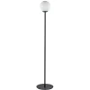 retro_vloerlamp_mat_zwart_0.webp Online Straluma Retro vloerlamp mat zwart met witte glazen bol