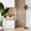 retro_vloerlamp_zwart_met_4.webp Online Straluma Retro vloerlamp zwart met walnoot houten kap