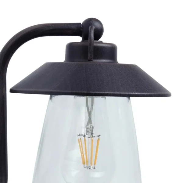 robuuste_buitenlamp_wand__1.webp Shop Straluma Robuuste buitenlamp wand zwart met roest en glas