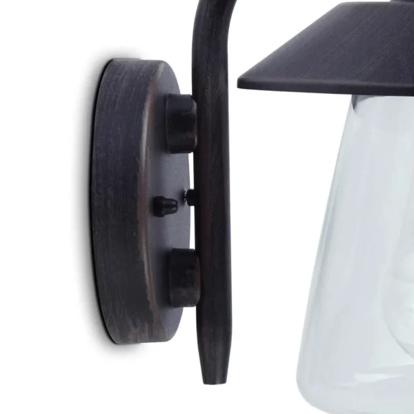 robuuste_buitenlamp_wand__2.webp Shop Straluma Robuuste buitenlamp wand zwart met roest en glas