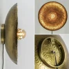 Sale Straluma Robuuste wandlamp Neva rond 50 cm antiek brons