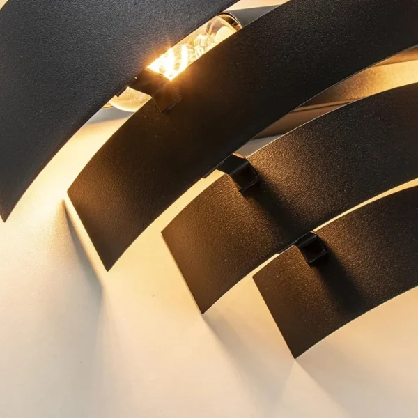robuuste_wandlamp_zwarte__3.webp Flash Sale Straluma Robuuste wandlamp zwarte ringen