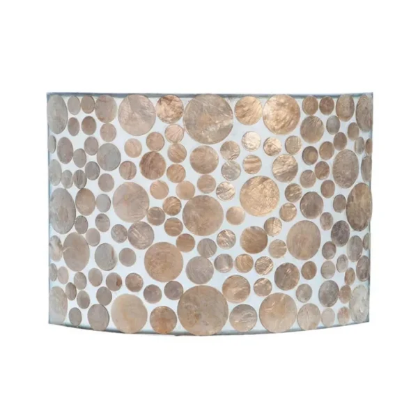 Fashion Straluma Romantische Schelpen wandlamp coin beige