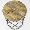 ronde_bijzettafel_mangoho_3.webp Best Straluma Ronde bijzettafel mangohout met zwart metaal