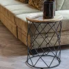 ronde_bijzettafel_mangoho_4.webp Best Straluma Ronde bijzettafel mangohout met zwart metaal