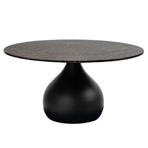 ronde_eetkamertafel_bruin_0.webp Online Straluma Ronde eetkamertafel bruin marmer Ø120 cm