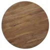 Cheap Straluma Ronde eettafel acacia hout met zwarte poot Bicoca