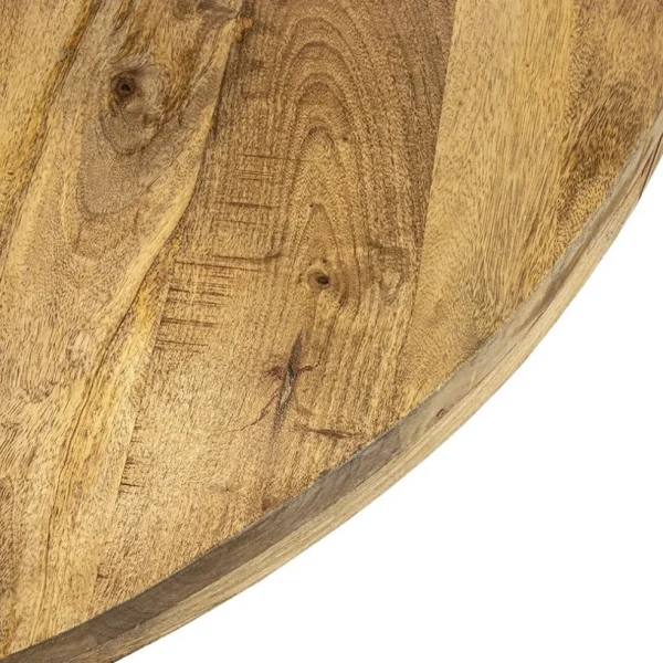 ronde_eettafel_mangohout__2.webp Store Straluma Ronde eettafel mangohout met zwarte poot Ø130 cm