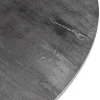 Fashion Straluma Ronde eettafel zwart mangohout met zwarte poot