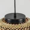 Store Straluma Ronde hanglamp bamboe naturel met zwart