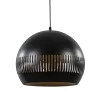 ronde_hanglamp_koepel_zwa_0.webp Hot Straluma Ronde hanglamp koepel zwart/goud 40 cm