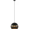 ronde_hanglamp_koepel_zwa_1.webp Hot Straluma Ronde hanglamp koepel zwart/goud 40 cm