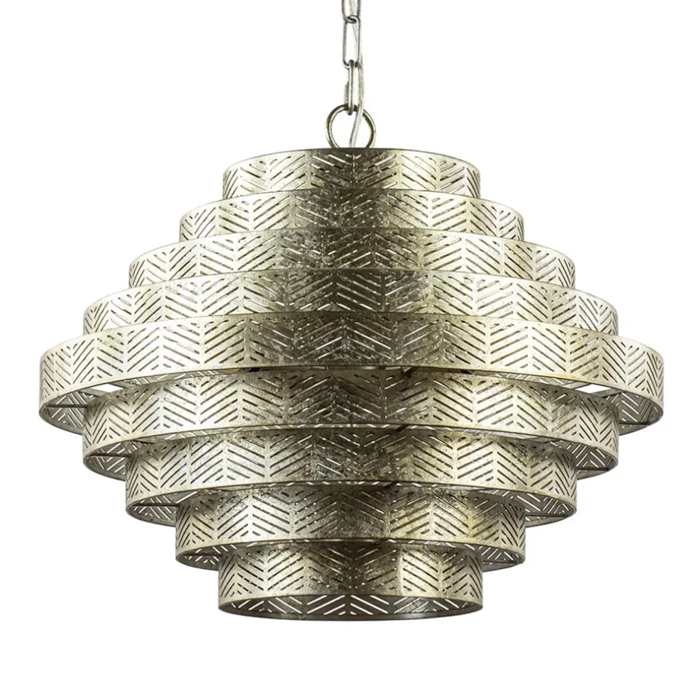 ronde_hanglamp_metaal_oud_0.webp Cheap Straluma Ronde hanglamp metaal oud zilver 55 cm