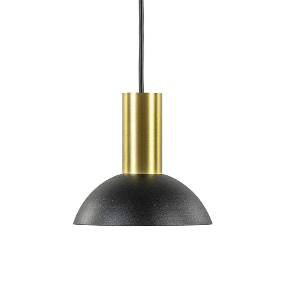 ronde_hanglamp_zwart_met__0-1.webp Shop Straluma Ronde hanglamp zwart met brons klein
