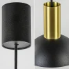 ronde_hanglamp_zwart_met__2-1.webp Shop Straluma Ronde hanglamp zwart met brons klein