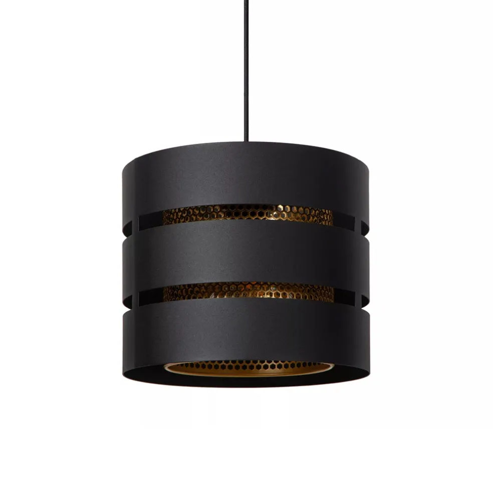 Best Sale Straluma Ronde hanglamp zwart metaal met goud