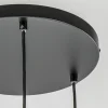 Shop Straluma Ronde hanglamp zwart/goud met amber glas