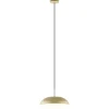 Store Straluma Ronde koepel hanglamp goud met witte kap
