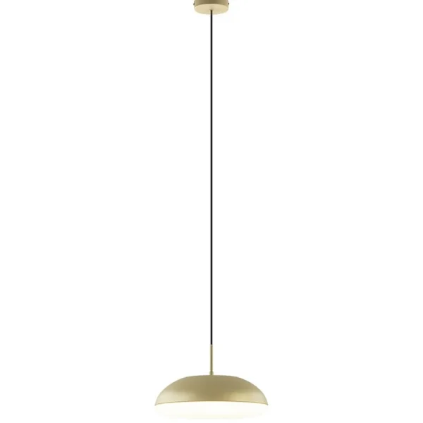Store Straluma Ronde koepel hanglamp goud met witte kap