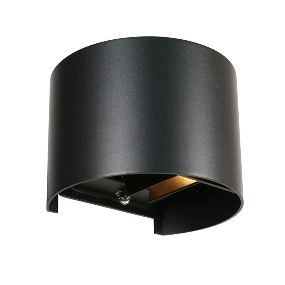 ronde_led_buitenlamp_zwar_0.webp Clearance Straluma Ronde LED buitenlamp zwart inclusief lichtsensor
