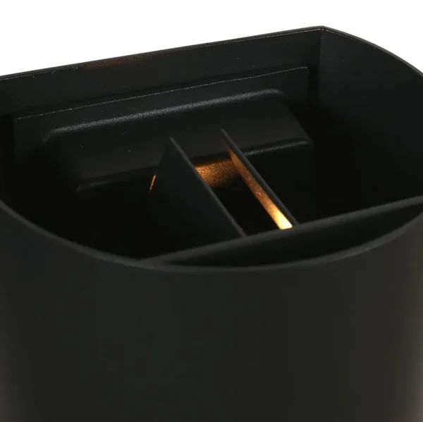ronde_led_buitenlamp_zwar_3.webp Clearance Straluma Ronde LED buitenlamp zwart inclusief lichtsensor