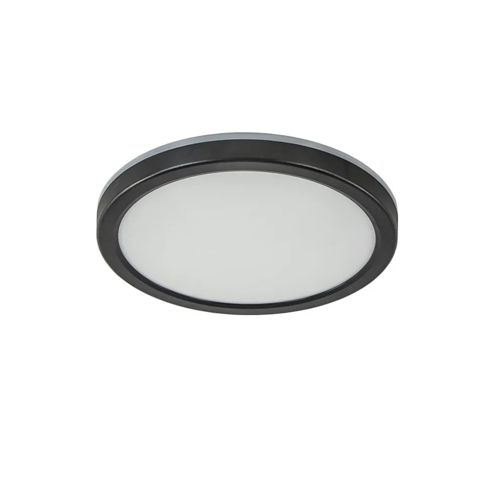 ronde_led_plafondlamp_zwa_0-1.webp Flash Sale Straluma Ronde LED plafondlamp zwart met 3 licht opties IP44