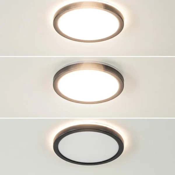 ronde_led_plafondlamp_zwa_3-1.webp Flash Sale Straluma Ronde LED plafondlamp zwart met 3 licht opties IP44