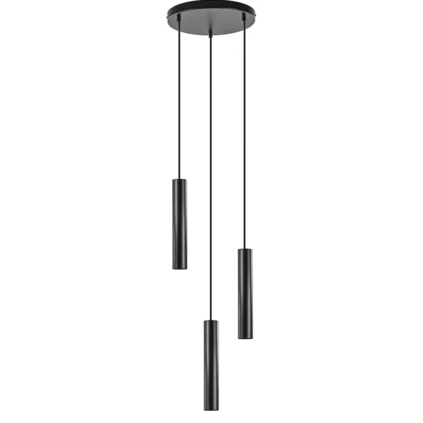 ronde_lichts_hanglamp_cil_0-1.webp Shop Straluma Ronde 3-lichts hanglamp cilinders mat zwart