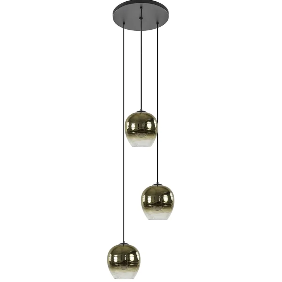 ronde_lichts_hanglamp_gol_0.webp Best Straluma Ronde 3-lichts hanglamp golden gradient met zwart