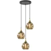 ronde_lichts_hanglamp_zwa_1-3.webp Store Straluma Ronde 3-lichts hanglamp zwart met goud en amber glas