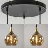 ronde_lichts_hanglamp_zwa_3-3.webp Store Straluma Ronde 3-lichts hanglamp zwart met goud en amber glas