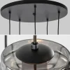 ronde_lichts_hanglamp_zwa_3-8.webp Hot Straluma Ronde 5-lichts hanglamp zwart met diverse smoke glazen