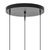 Clearance Straluma Ronde 3-Lichts LED hanglamp met gold fading glas