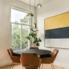 Clearance Straluma Ronde 3-Lichts LED hanglamp met gold fading glas