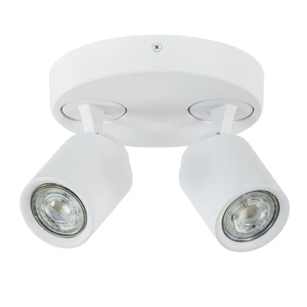 ronde_lichts_opbouwspot_w_0.webp Outlet Straluma Ronde 2-lichts opbouwspot wit metaal verstelbaar