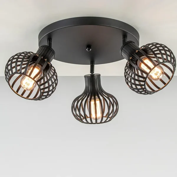 ronde_lichts_plafondlamp__1.webp Sale Straluma Ronde 3-lichts plafondlamp met verstelbare kappen