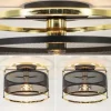 ronde_plafondlamp_gaas_ma_3.webp New Straluma Ronde plafondlamp gaas mat zwart met hoogglans goud