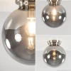 ronde_plafondlamp_smokey__3.webp Cheap Straluma Ronde plafondlamp smokey glas met nikkel