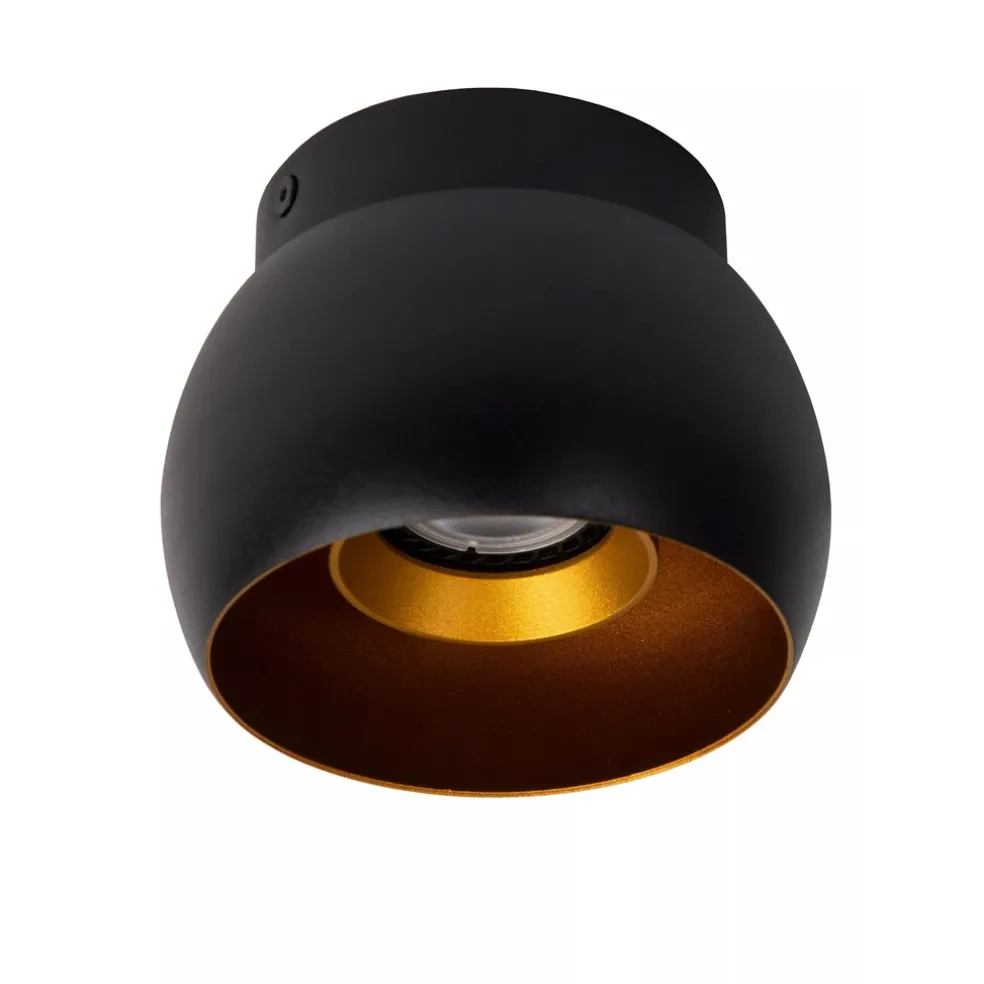 ronde_plafondspot_zwart_m_0.webp Flash Sale Straluma Ronde plafondspot zwart met goud GU10
