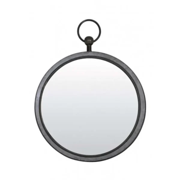ronde_spiegel_zinkgrijs_g_0.webp Clearance Straluma Ronde spiegel zink/grijs groot 46 cm