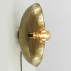 ronde_wandlamp_neva_antie_1.webp Hot Straluma Ronde wandlamp Neva antiek brons met snoer