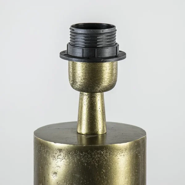 ruw_antiek_bronzen_lampvo_1.webp Cheap Straluma Ruw antiek bronzen lampvoet Savi exclusief kap