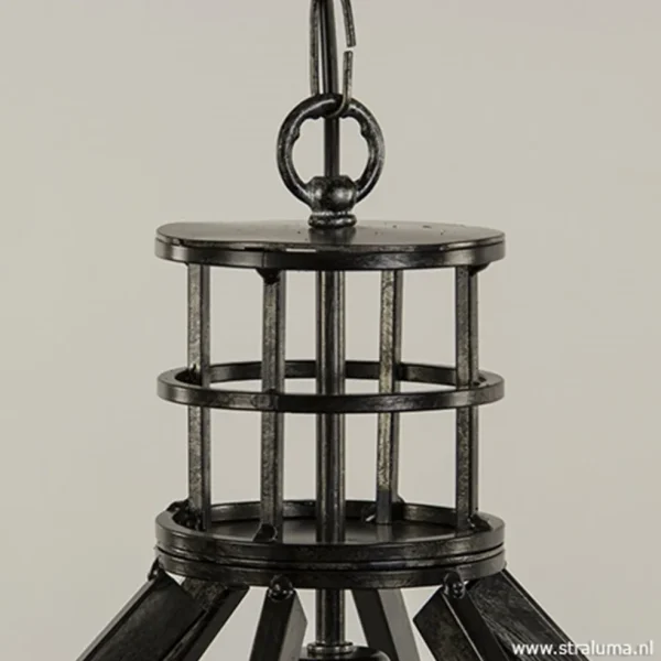 ruw_metalen_hanglamp_anti_2.webp Flash Sale Straluma Ruw metalen hanglamp antiek zwart